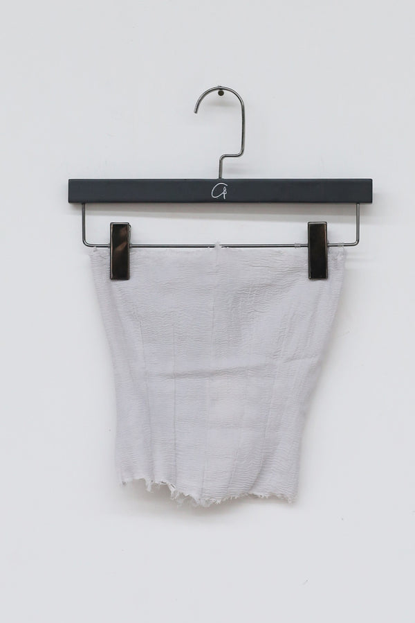 Marc Le Bihan 10m Silk Shrink Elastic Stretch Bandeau 26917 Series France MLB-26917-BCBAI Glacier White